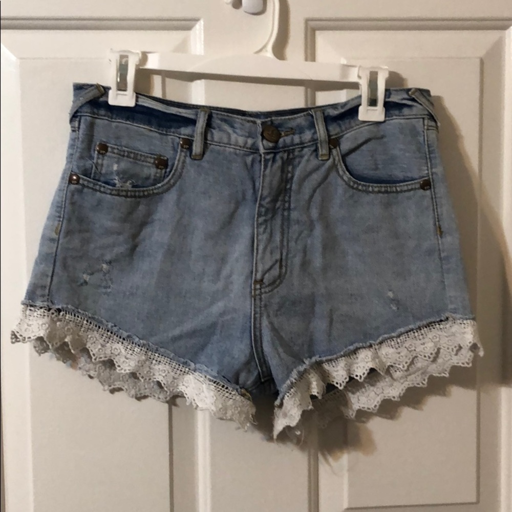 Free people lace shorts